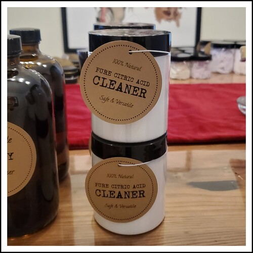 25 citric acid cleaner