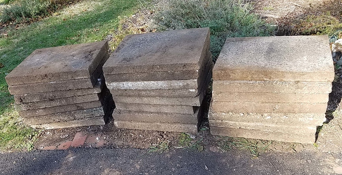 18x24x2.25 Cement blocks 2
