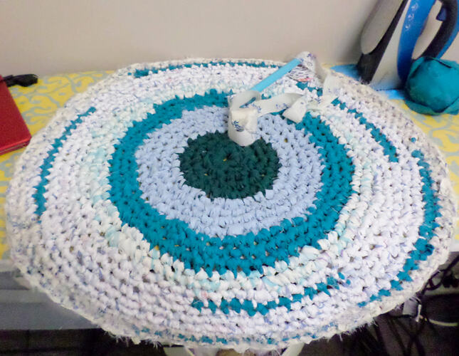 Bathroom Crochet Fabric Rugd