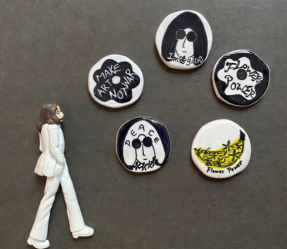 Air dry clay pins