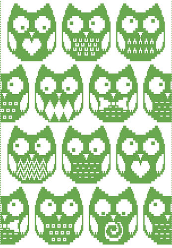 Copy of Owl Blanket - Stitch Fiddle
