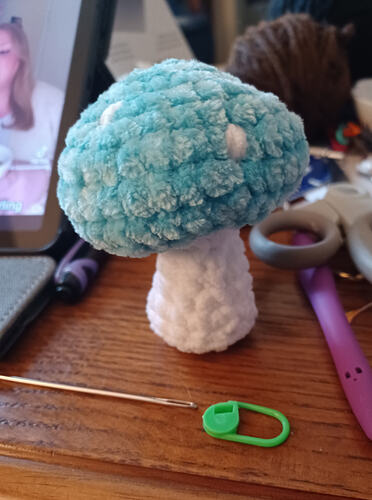 Blue Mushroom