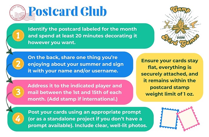 2026 Postcard Club