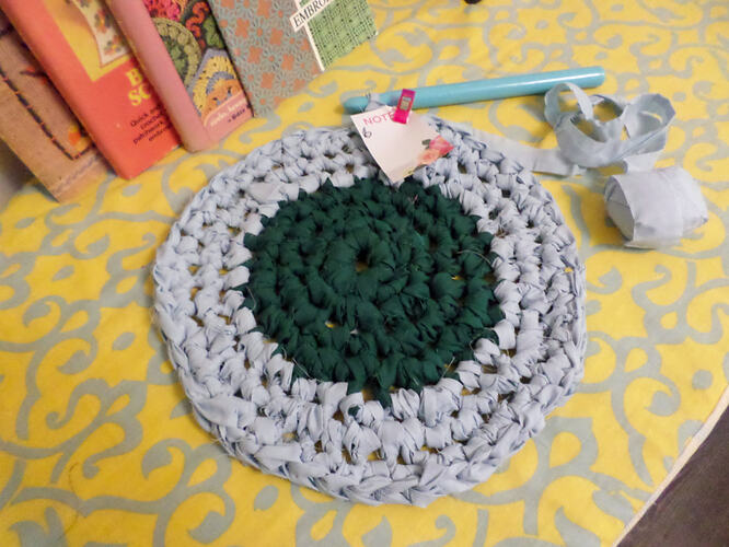 Bathroom Crochet Fabric Ruga