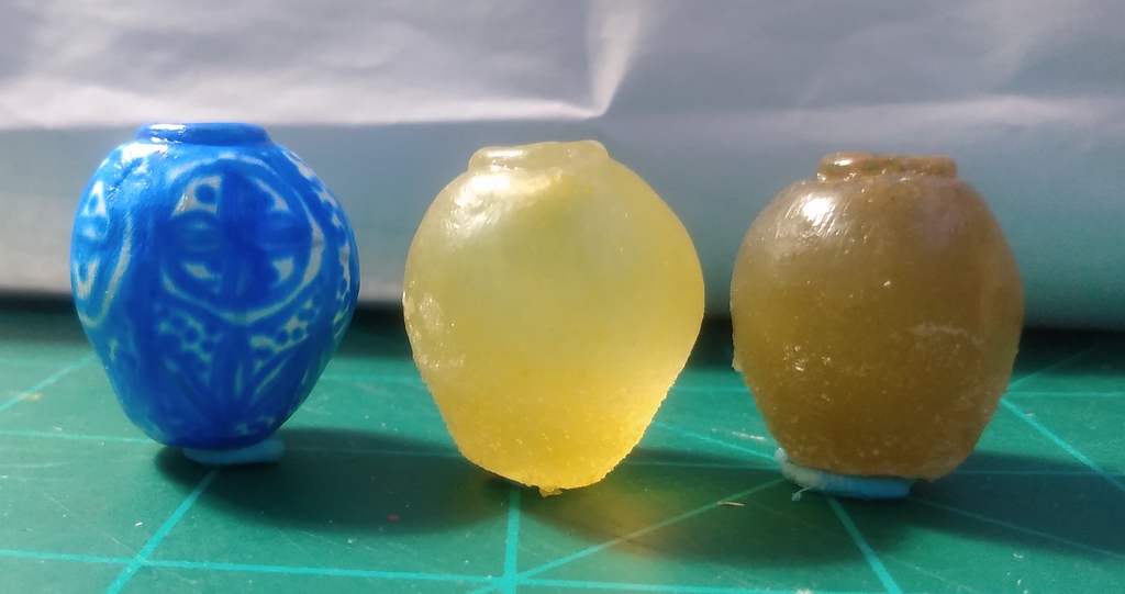 Glycerine and gelatin reusable mold material Completed Projects the