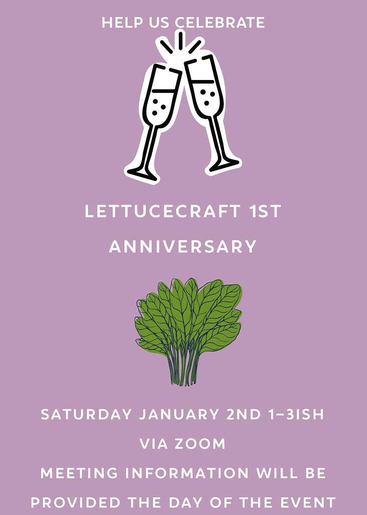 Zoom Anniversary Crafting Party Site News the Lettuce Craft Forums