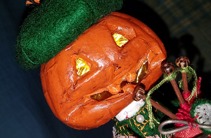 Padrig Pum'kin closeup