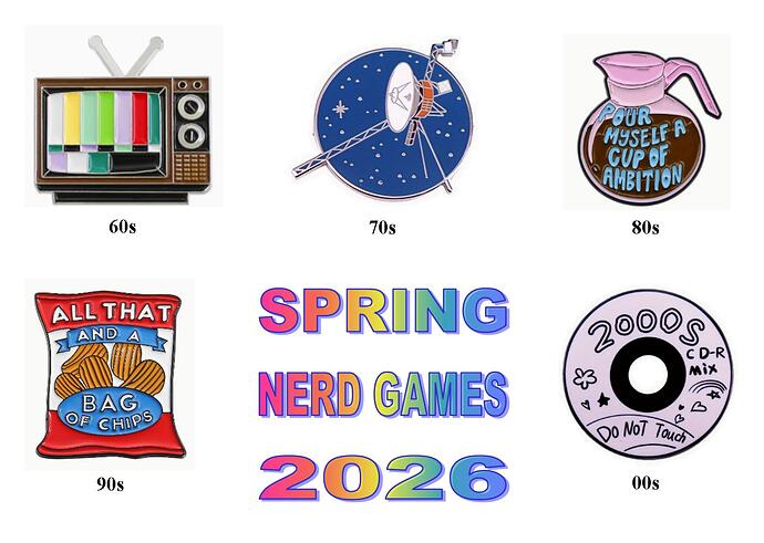 2026 Spring Pins