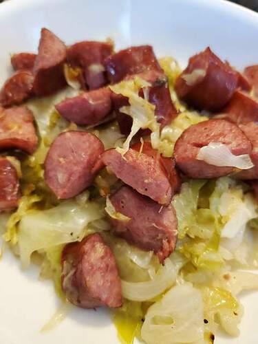 sausage and cabbage - Copy