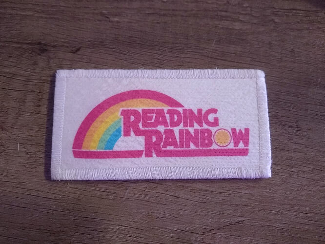 Reading Rainbow Patch