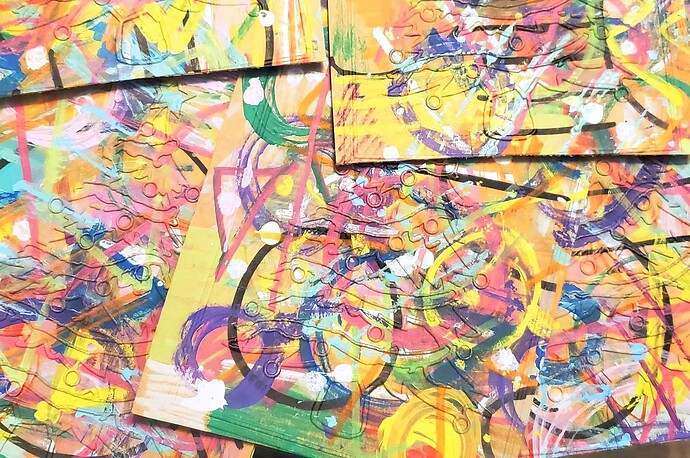 25 xmas cards - embossed close up