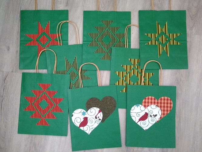 Gift Bags Green