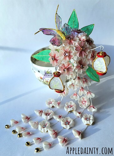 WeepingCherryButterflyLanternSetw