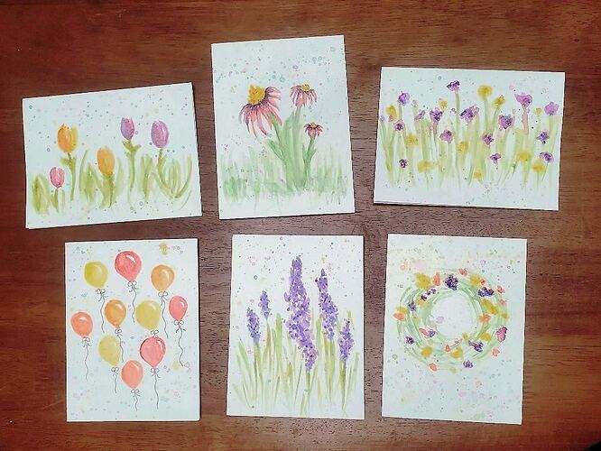 Watercolor Cards