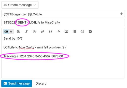 example of a sent message