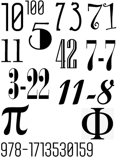 Napkin Numbers