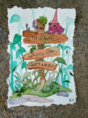 Get Lost Sign post
