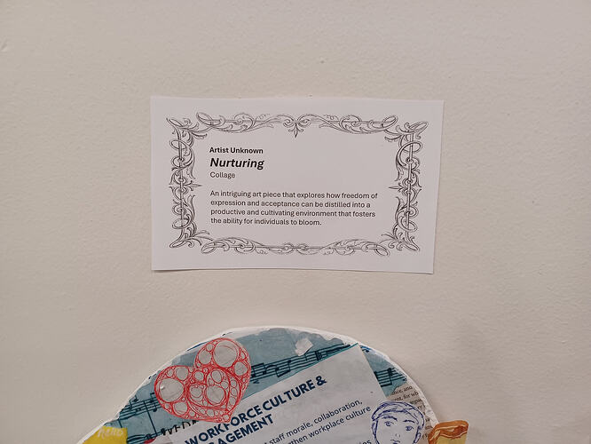 Art 6 Plaque