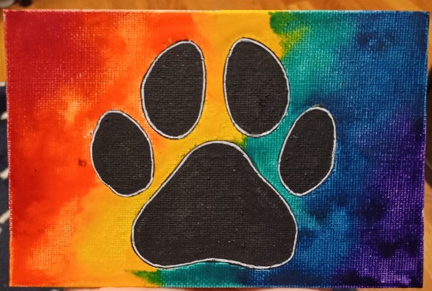 Paw Print Art